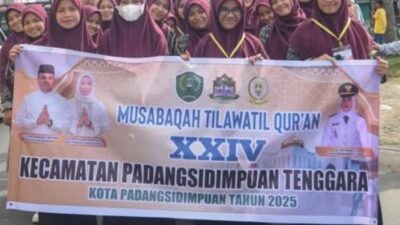 Pawai Ta’aruf Meriahkan Pembukaan MTQ XXIV Padangsidimpuan