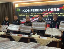 Uang Rp565 Miliar Kasus Korupsi Impor Gula Disita Kejagung