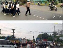 Antisipasi Macet, Sat Lantas Polresta Deli Serdang Atur Arus Lalulintas