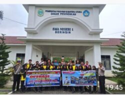 Sat Lantas Polresta Deli Serdang Gelar “Police Go To School”