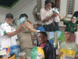 Ketua PITI Sumut Bagikan Sembako Jelang Hari Raya Idul Fitri