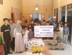 Kades Dogang Salurkan Bantuan CSR PT Bahruny untuk Anak Yatim