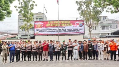 Kalapas Kelas IIB Padangsidimpuan Ikuti Apel Gelar Pasukan