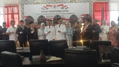 Mahyaruddin Hadiri Paripurna Penyampaian Pidato Walikota Tanjungbalai