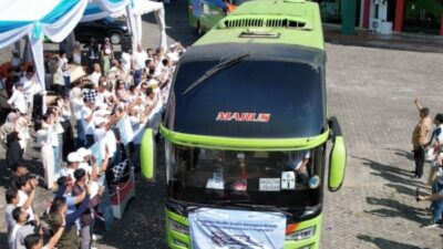 PTPN IV PalmCo Berangkatkan Seribuan Pemudik Gratis