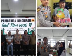 Penghujung Ramadhan, Kapolres Tapsel Bagikan Bingkisan Lebaran