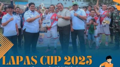 Plh Walikota Padangsidimpuan Tutup Turnamen Old Crack Lapas Cup