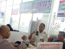 Sat Binmas Bin Kamsa Polrestabes Medan Awasi Terminal Amplas