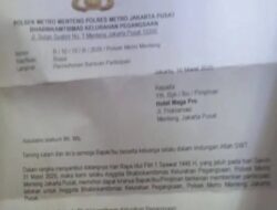Viral, Oknum Polisi Diduga Minta THR ke Pihak Hotel
