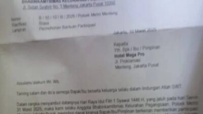 Viral, Oknum Polisi Diduga Minta THR ke Pihak Hotel