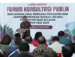 Wabup Nisel Buka Forum Konsultasi Publik RJPMD