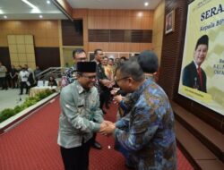 Walikota Padangsidimpuan Hadiri Sertijab Kepala BPK Sumut