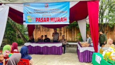 Wawako Buka Pasar Murah Ramadhan di Tanjungbalai Selatan
