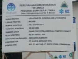 Anggaran Rp61 Miliar, Pembangunan Uprating IPA Tirtanadi “Roboh”