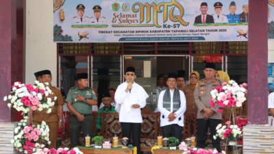 Bupati Tapsel Hadiri Pembukaan MTQ ke-57 Tingkat Sipirok