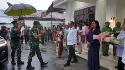 Bupati dan Wabup Taput Sambut Kunker Pangdam I/BB