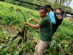 Camat Datuk Bandar Timur Pimpin Gotong-royong, Fokus Bersihkan Aliran Sungai