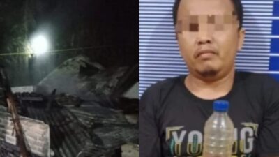Pria di Sergai Bakar Rumah Adik Kandung, Ini Motifnya