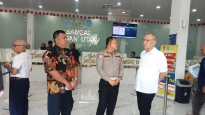 Pj Sekda dan Kadis Bapenda Sumut Kunjungi Samsat Medan Utara