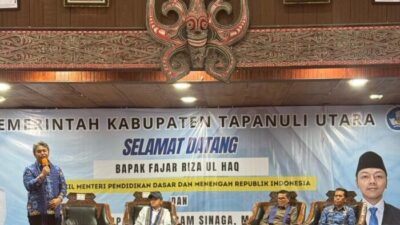 Wabup Taput Sambut Kunjungan Wamen Dikdasmen dan Komisi X DPR RI