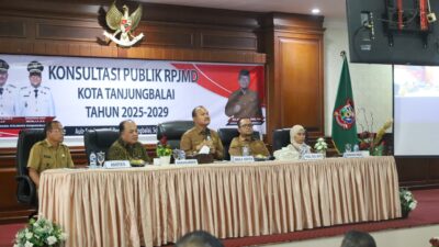 Walikota Buka Konsultasi Publik RPJMD Tanjungbalai 2025-2029