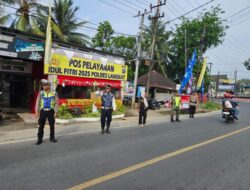 Polres Langkat Pastikan Arus Balik Libur Lebaran Lancar