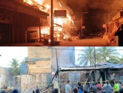 Enam Unit Ruko di Bahorok Terbakar, Dua Orang Dikabarkan Tewas