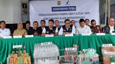 BPOM Bongkar Produksi Obat Herbal Ilegal