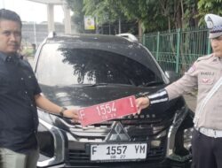 Hindari Ganjil Genap, Mobil Dinas Pemkab Bogor Pakai Plat Palsu