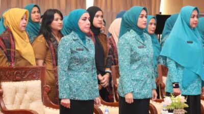 Ketua TP PKK Tapsel Sambut Tim Supervisi Provsu
