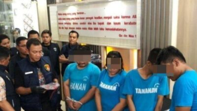 Nekat Peras Pengunjung Hotel, Empat Wartawan Gadungan Masuk “Kandang Besi”