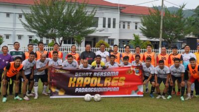 Polres vs Lapas Kelas IIB Padangsidimpuan Gelar Laga Persahabatan