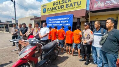Polsek Pancur Batu Ungkap Kasus Pencurian dan Narkoba