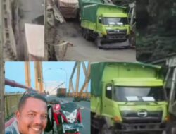 Goyang Saat Dilintasi, Warga Keluhkan Kondisi Jembatan Rumbai Inhil