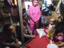 Polsek Pangkalan Brandan Salurkan Bantuan Kemanusiaan