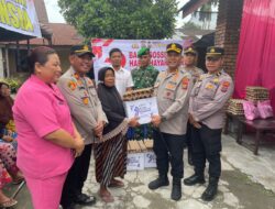 Sambut HUT Bhayangkara ke-79, Polres Sergai Gelar Bakti Sosial