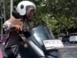 Viral, Ibu Naik Nmax Anak Disuruh Ngemis