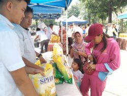 Masyarakat Antusias Serbu Gerakan Pangan Murah SPHP PTPN I Regional I