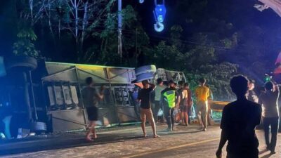 Bus Jamaah Umroh Asal Jambi Terguling, 4 Meninggal