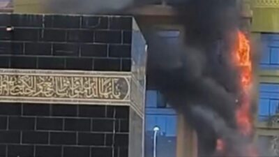 Gedung Madinah Al Munawwaroh Asrama Haji Medan Terbakar