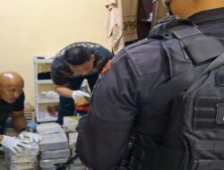 Indekos di Medan Digerebek, Petugas Temukan 36 Kg Sabu