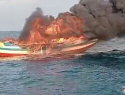 Kapal Penangkap Ikan Terbakar, 1 ABK Dilaporkan Hilang