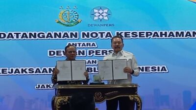 Lindungi Wartawan, Dewan Pers dan Kejagung Jalin Kerjasama
