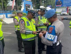 Pemeriksaan Personil Ditlantas Polda Sumut Warnai Ops Patuh Toba 2025