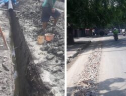 Pekerjaan Proyek SPAM Dinas PUPR Sumut di Medan Terkesan Asal Jadi