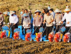 Tanam Jagung Serentak, Kapolri: Polri Siap Kawal Kedaulatan Pangan