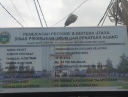 Proyek Gedung Topan Ginting di Kejati Sumut