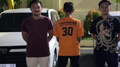 Diduga Gelapkan 3 Mobil Rental, Oknum Kades Ditahan