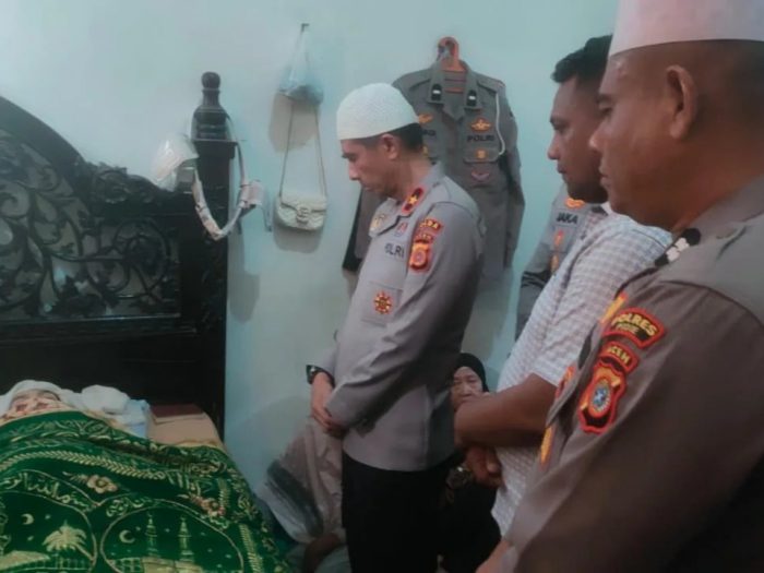 Istri Personil Polres Pidie Meninggal, Kapolda Aceh Melayat
