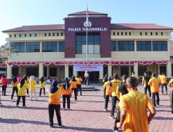 Jaga Stamina, Personil Polres Tanjungbalai Olahraga Bersama